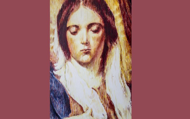 Maria Magdalena - virgin image illustration