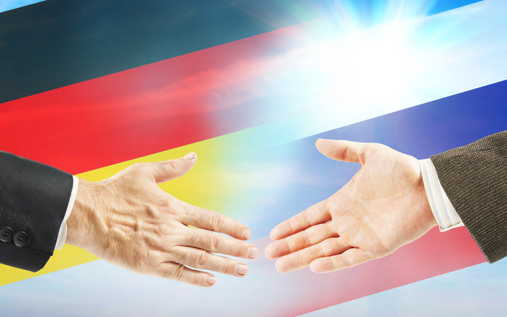 Friendly relations between Russia and Germany