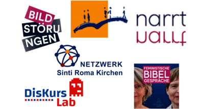 Collage aus den Logos mehrerer Akademie-Projekte