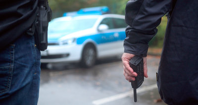 Sondereinheit der Polizei bei einem Einsatz