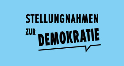Logo "Stellungnahmen zur Demokratie"
