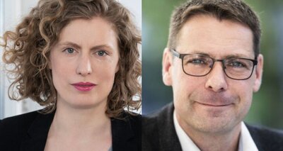 Porträtfotos von Friederike Krippner und Christoph Maier