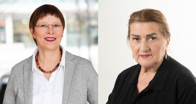 Porträtfotos von Dorothee Land und Jadranka Milicevic